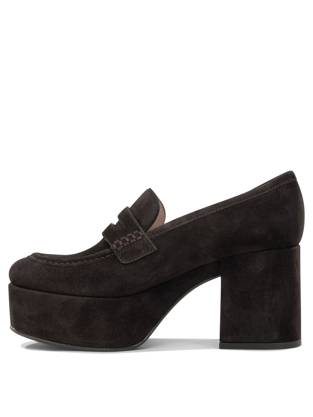 Gianvito Rossi Jenna 75mm Loafers & Slippers - Brown | e90e19b1539ef4a3d091b3b11592c4ba45fa688f