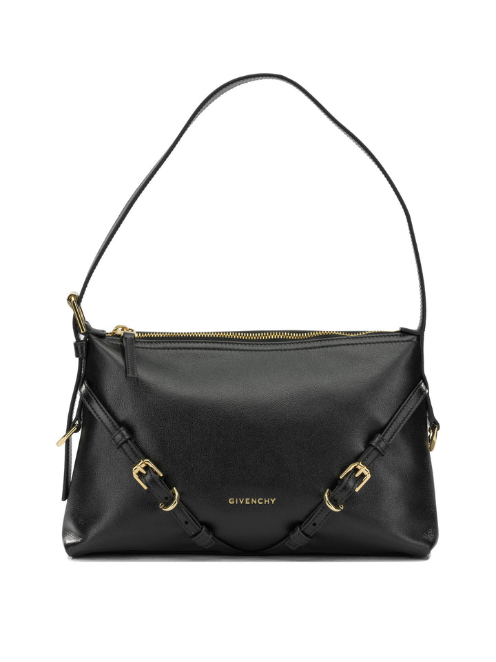 Givenchy Voyou Shoulder Bags - Black | d0b16d7784770d19e7db802b1b1199af3c3e1cad
