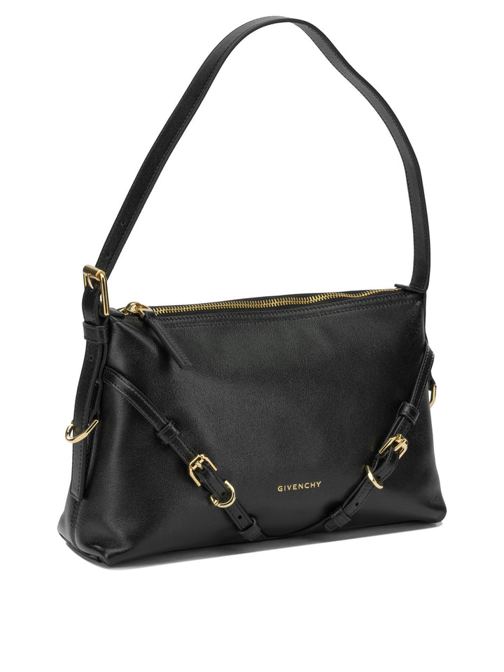 Givenchy Voyou Shoulder Bags - Black | 628c043b02ff2134f56d2ccc3d92626caf753cb5