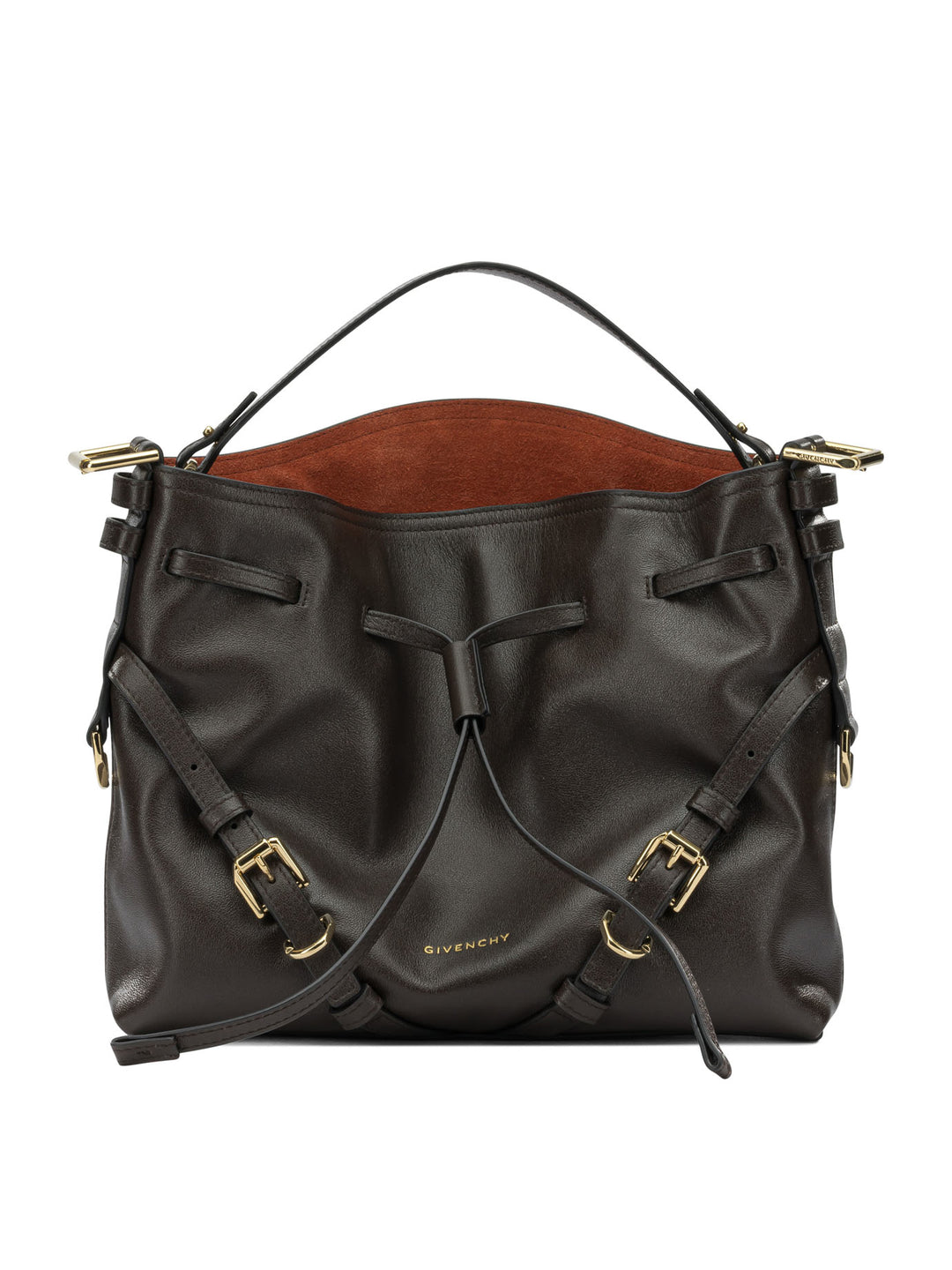 Givenchy Voyou Bucket Handbags - Brown | dd302be038a823849a5eea9286b333cefc71bcda
