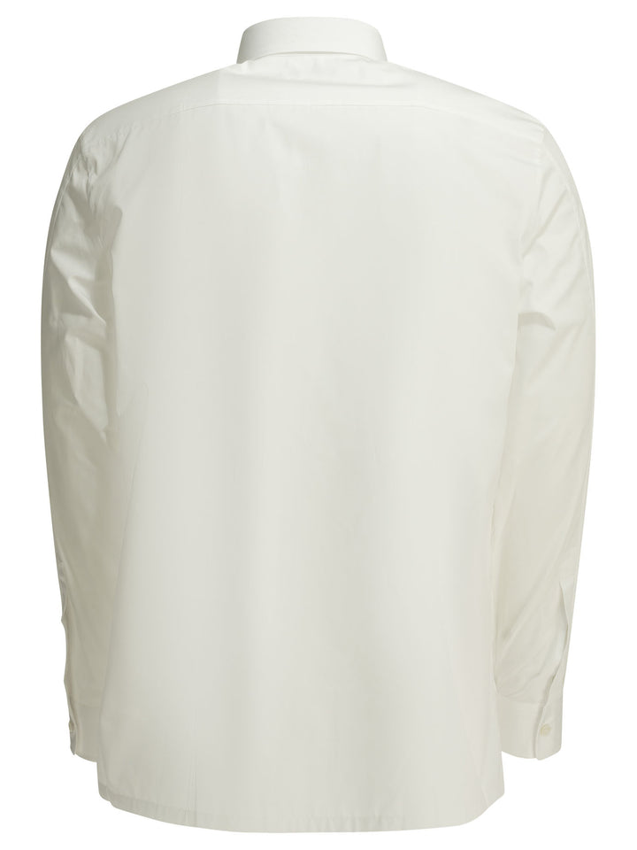 Givenchy Camicia Casual Con Logo Shirts - White | c2cf866d00b1a53ee1bb6453931359c09e82861b