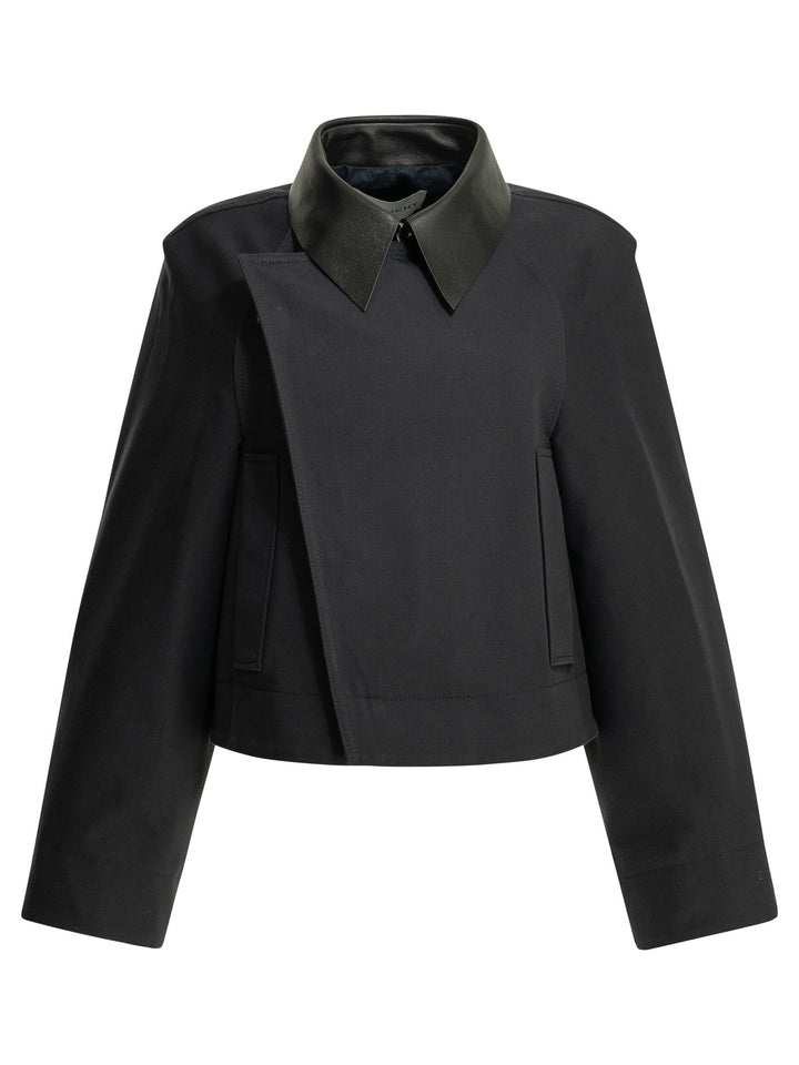 Givenchy Lightweight Cropped Jacket Jackets and Coats - Blue | f4a607c9a170c069c406946936f501c759fd4431