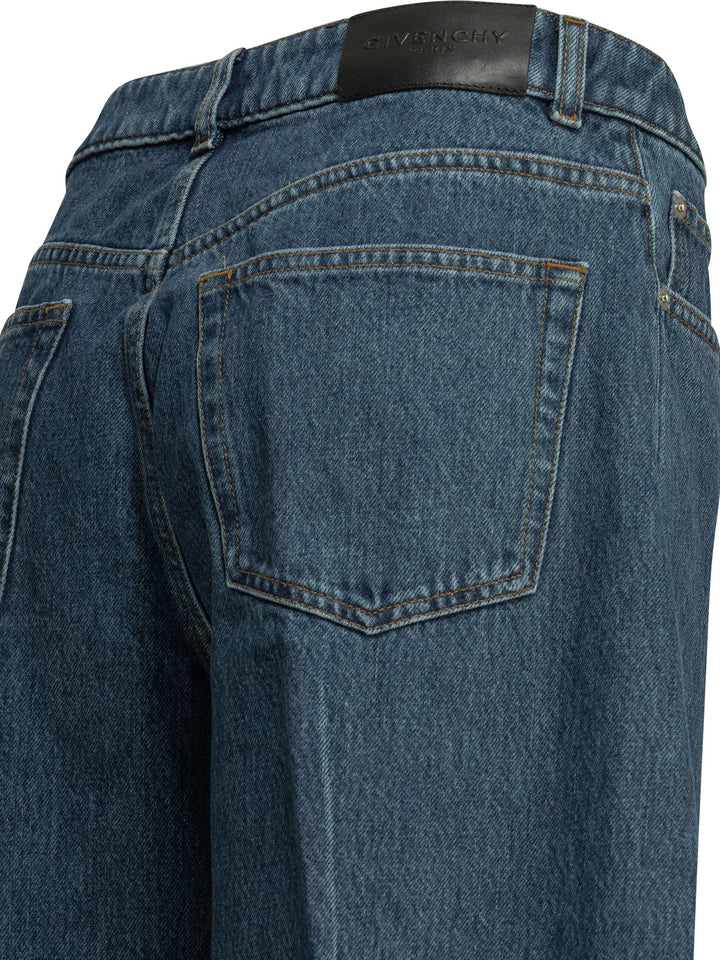 Givenchy Wide Leg Jeans - Blue | ced973016e5454975c0917b7188fc2ea8a9b250d