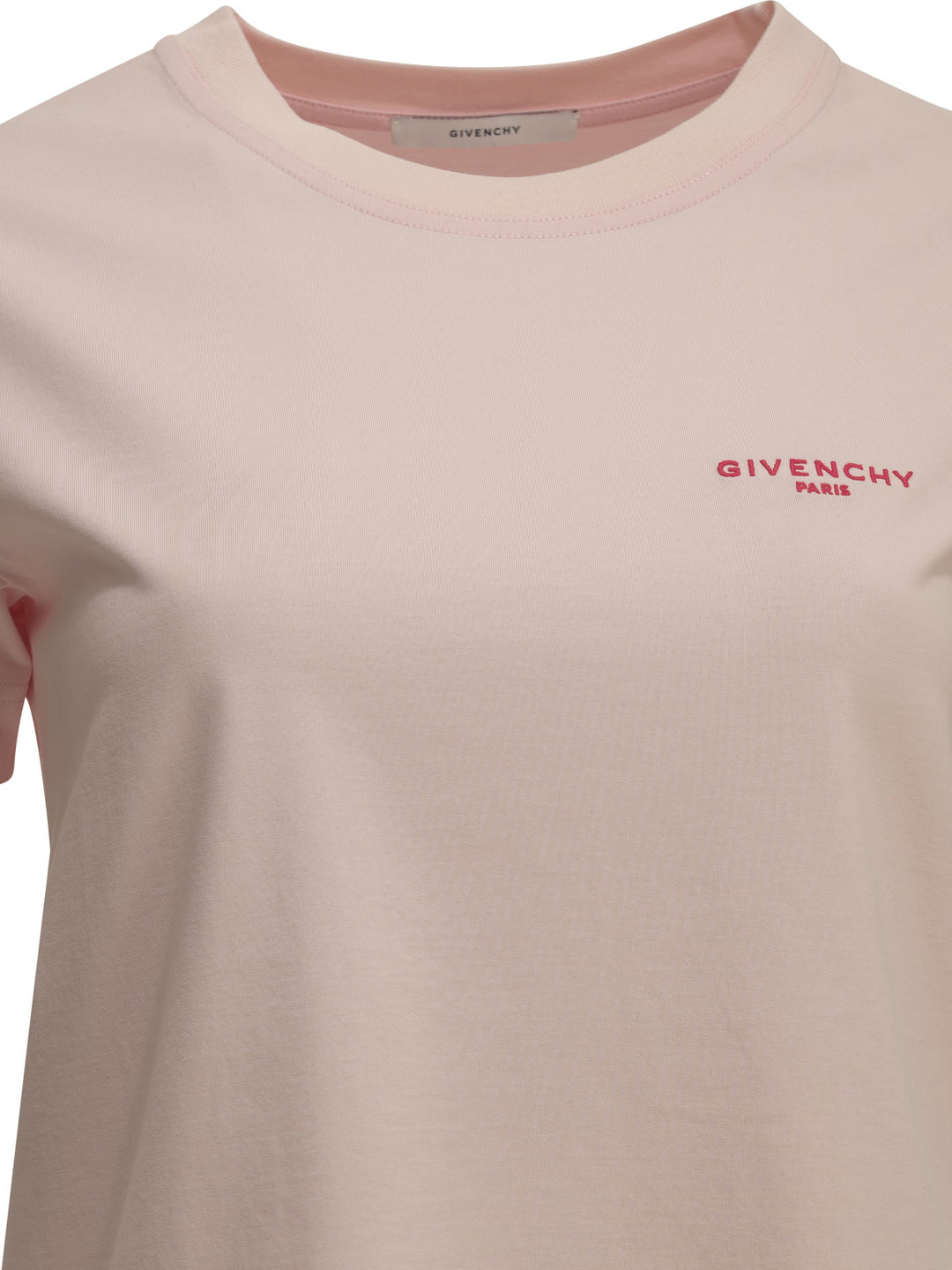 Givenchy Crewneck T-Shirt With Logo T-shirts - Pink | 26b492cd15970b3220be00cc619b8df133134dc8