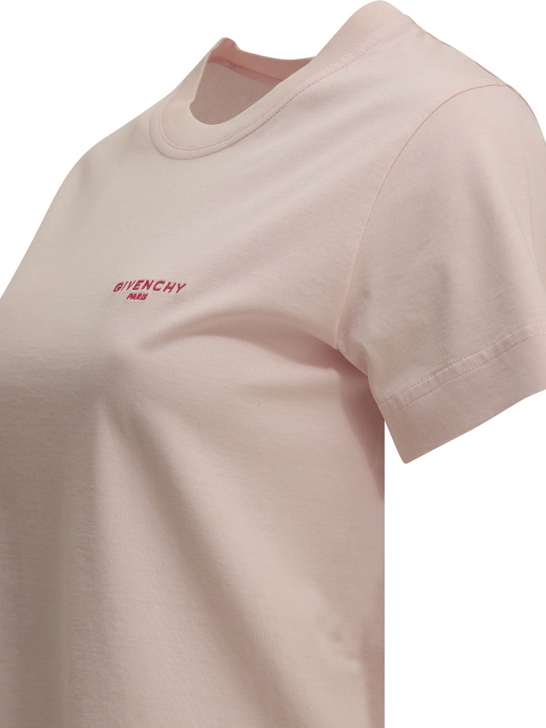 Givenchy Crewneck T-Shirt With Logo T-shirts - Pink | 81598412e117ee0a33beea353da8f44a846e2404
