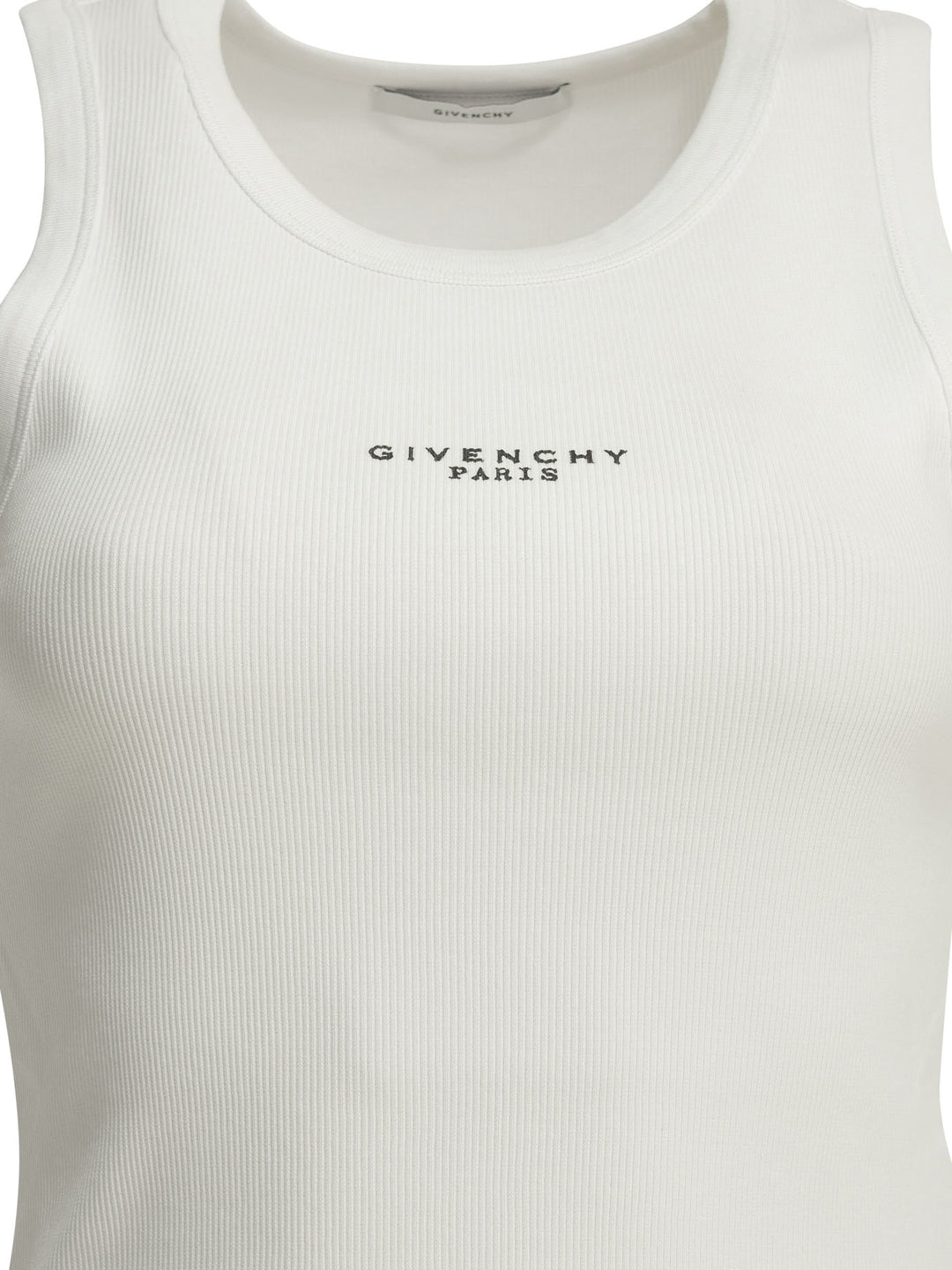 Givenchy Logo Tank Top Tops - White | 2a28f8d5d353a6cb079cb52045b1ac9e28e14606