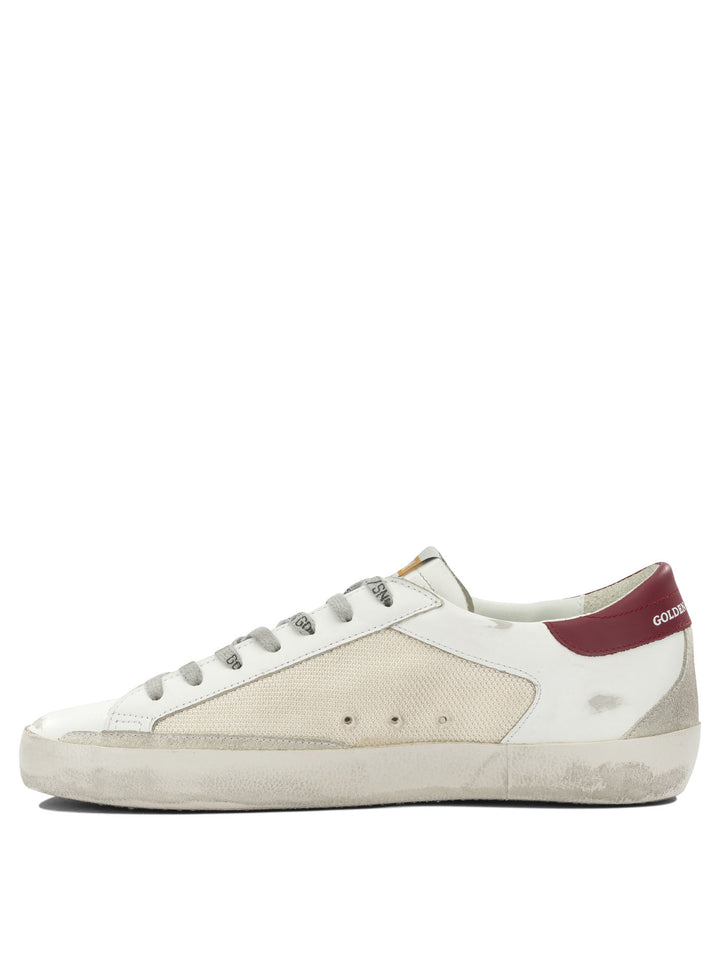 Golden Goose Super Star Double Quarter Sneakers & Slip-On - Red | 8669f363dedc114daae4b5bba36c91b73ea5ec58