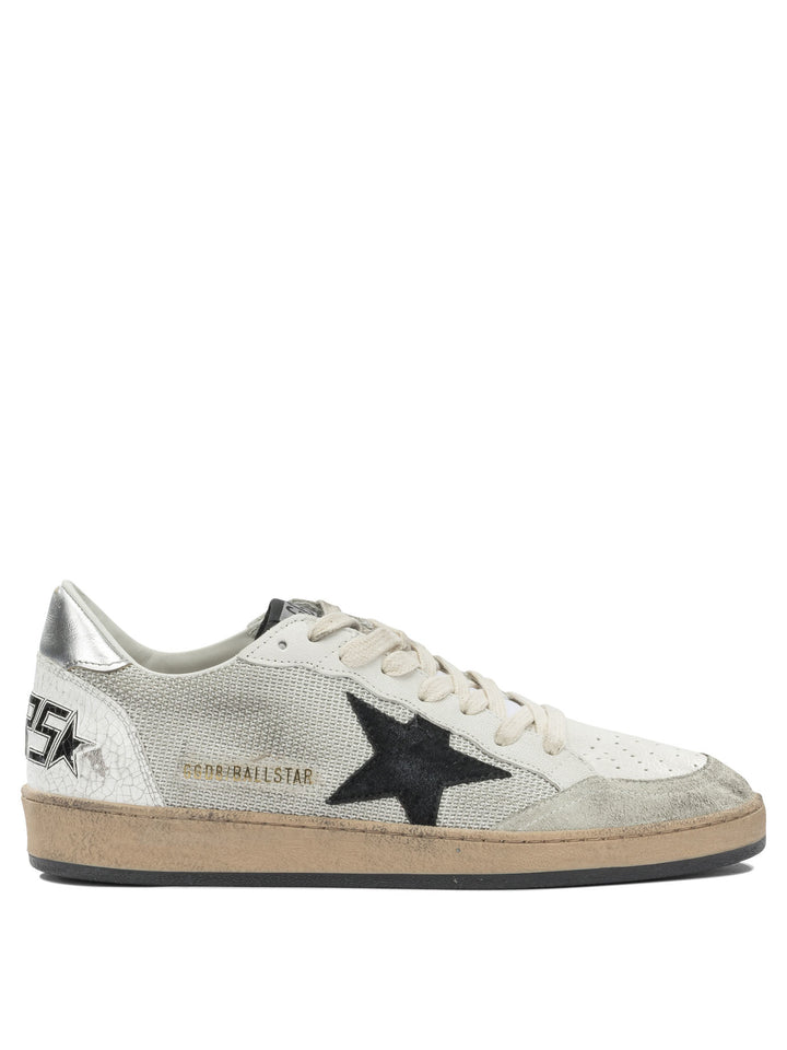 Golden Goose Ball Star Sneakers & Slip-On - Silver | dc825e28d89e5461dd2cc2f9dfd2bcf28d50315b