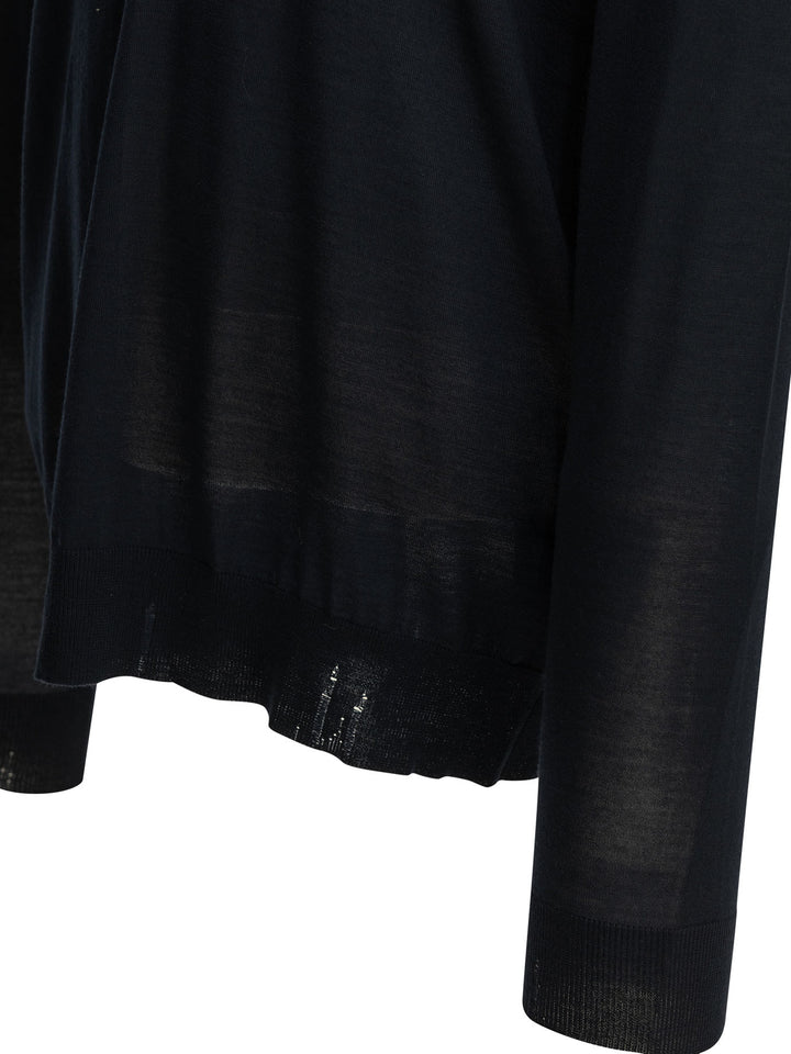 Golden Goose Wool Crew Neck Sweater Knitwear - Blue | 68ecc3a3cf58a43442b4e6b1051a44c542ae393a
