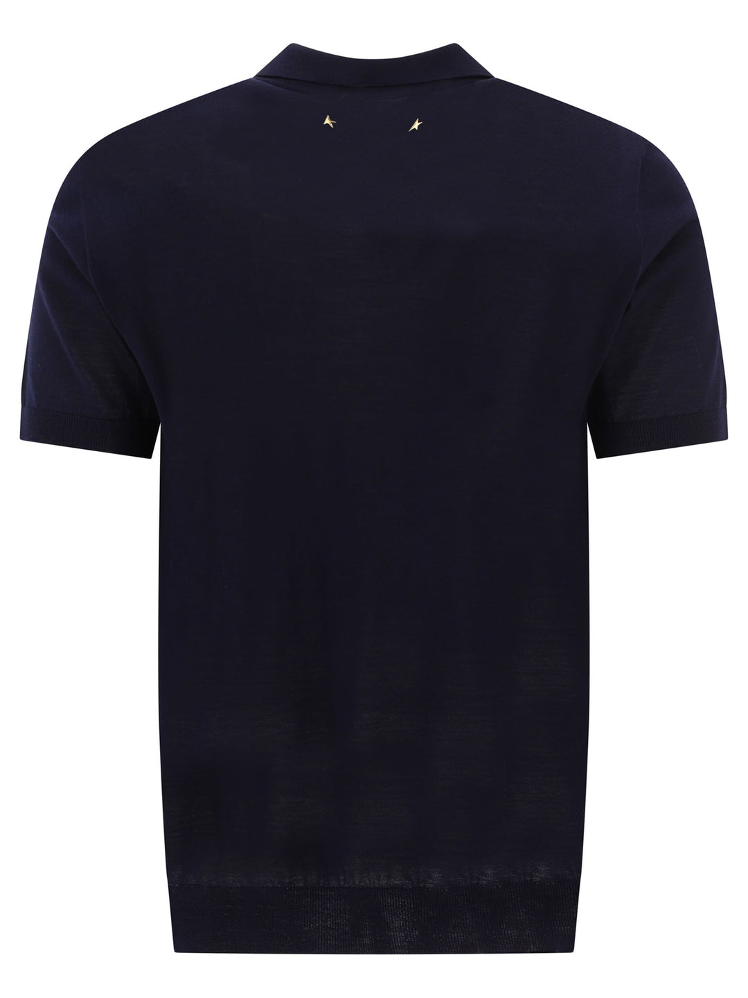 Golden Goose Merino Wool Button-Down Polo Shirt Polo shirts - Blue | e93aff50af9028f726ec53bd8e09b2d9baa85f49