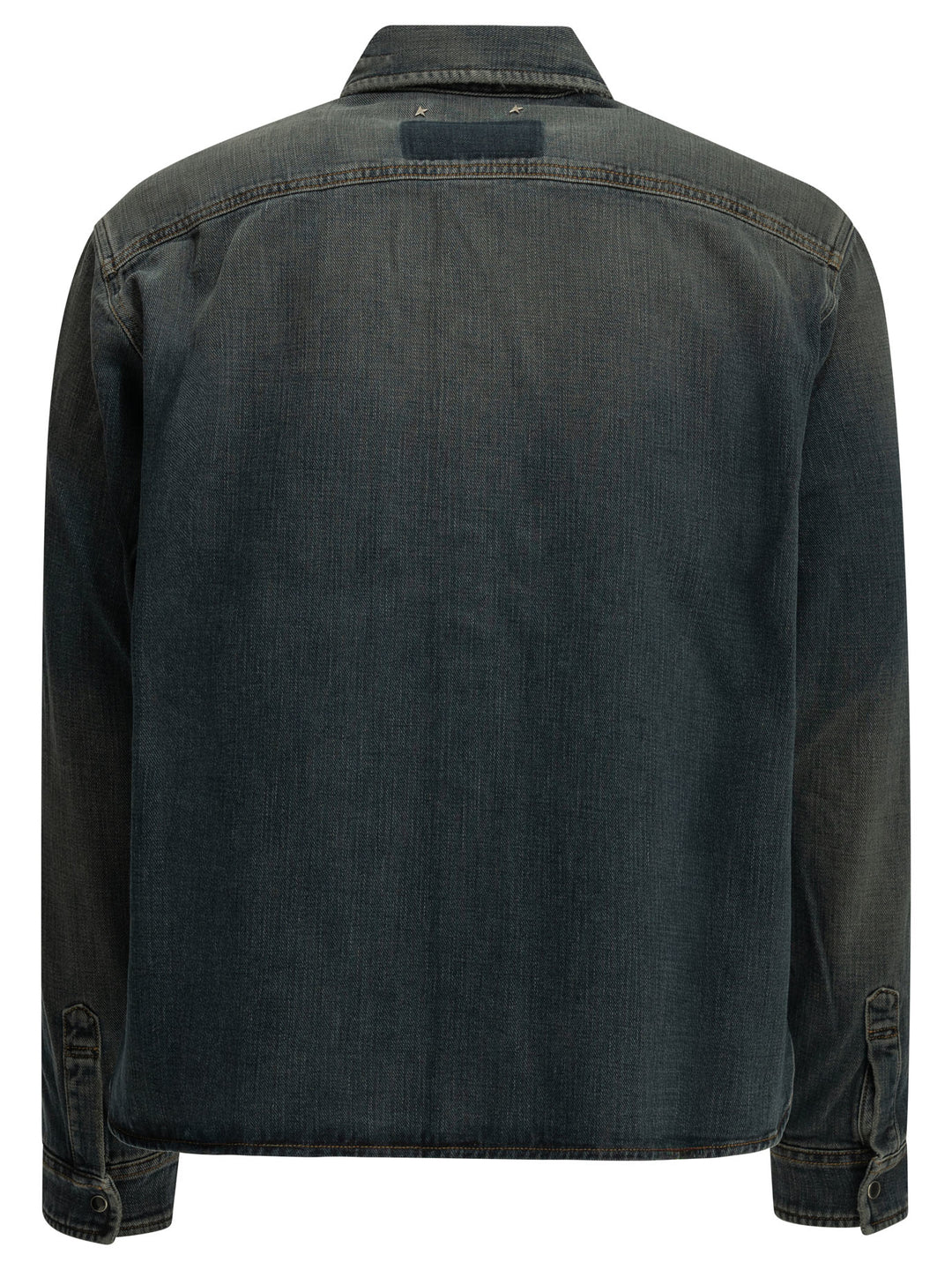 Golden Goose Casual Denim Shirt Shirts - Blue | ff439495c074720ff8bdc199c21ee5abc487f2af