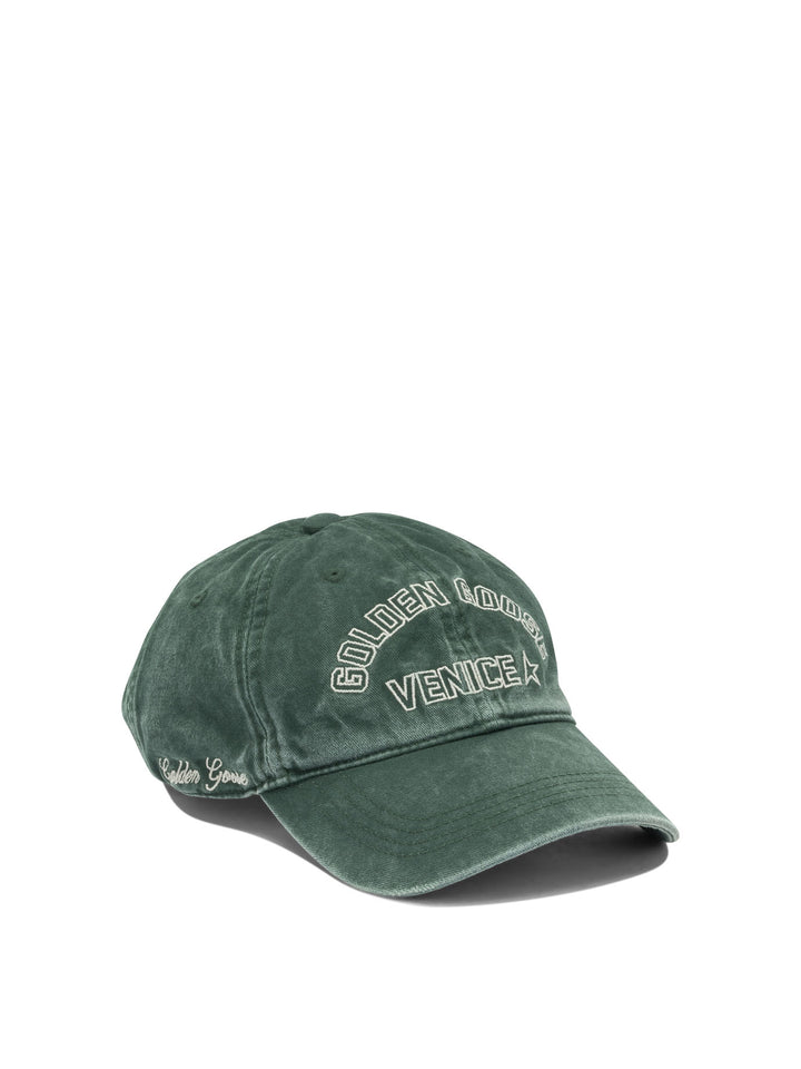 Golden Goose Golden Venice Hats - Green | 6512e0dbacf6309dc4402b28e8bf04edc6bc0ad2