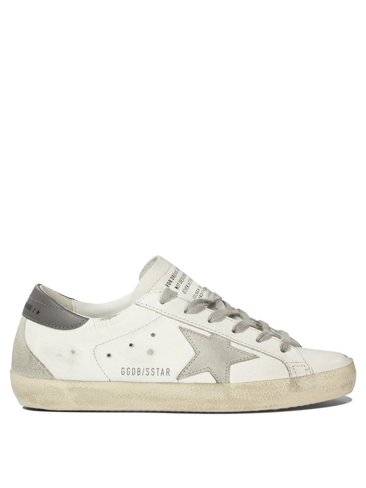 Golden Goose Super-Star Sneakers & Slip-On - White | 79ec4a2f50bab8c351cf0b36eb342f39b4a83e55