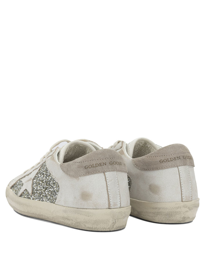 Golden Goose Super Star Sneakers & Slip-On - Silver | b4f5d93443c7c052b8bdfeca94ace7009e2d6f17
