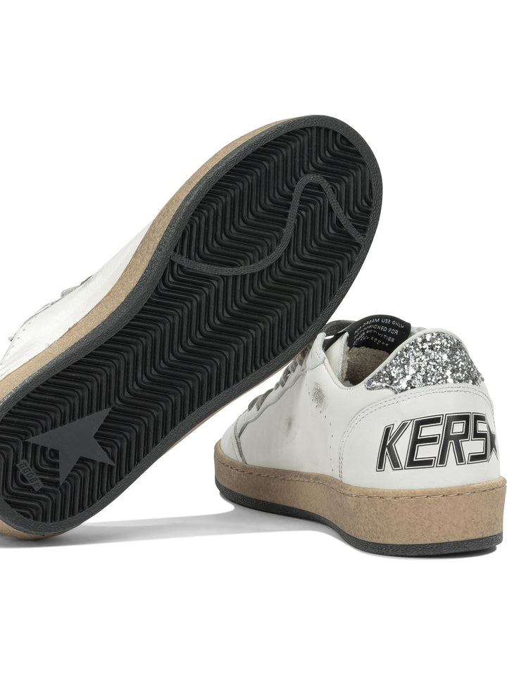 Golden Goose Ball Star Sneakers & Slip-On - Silver | e848594439d5c6711fabb2f9f228a7a32e6186c0