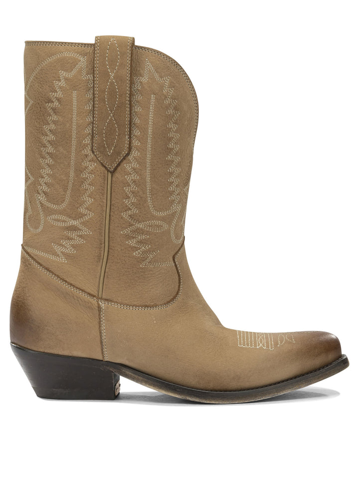 Golden Goose Wish Star Boots and Ankle Boots - Beige | 22ffa4742d624abe307bd7f268ce3725d7ef217a