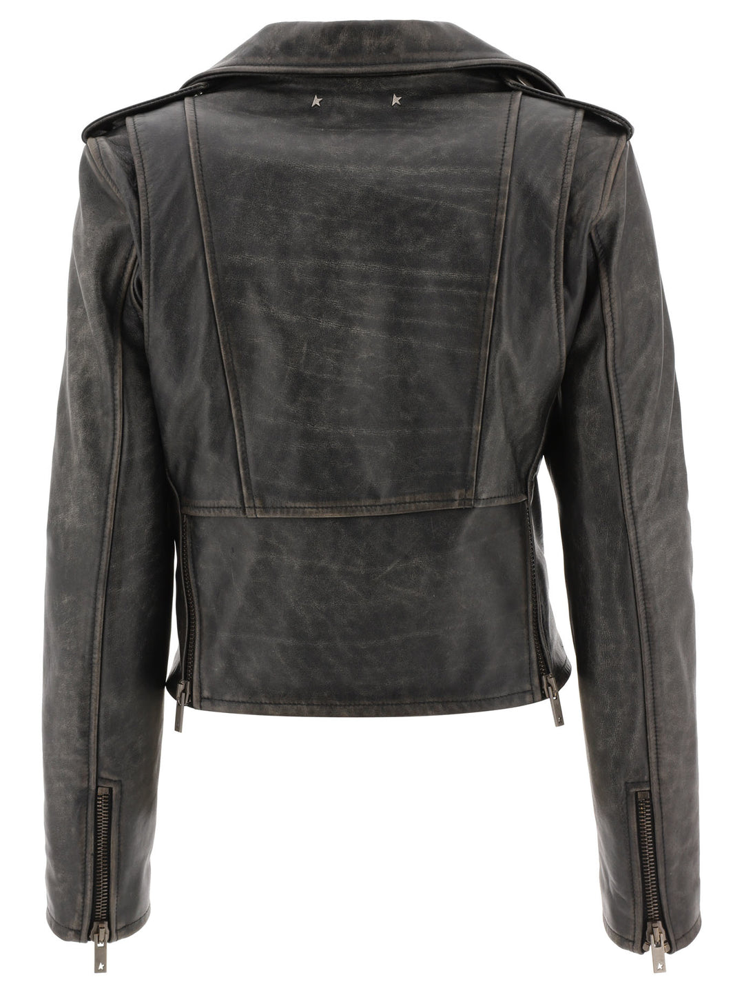 Golden Goose Chiodo Destiny Jackets and Coats - Black | 625f5185e31bf4486196a674b39b43afa913497e
