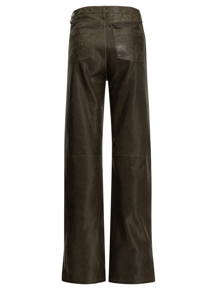 Golden Goose Melany Trousers - Green | c9947a93c81534276f6568c65258a5823b5093a0