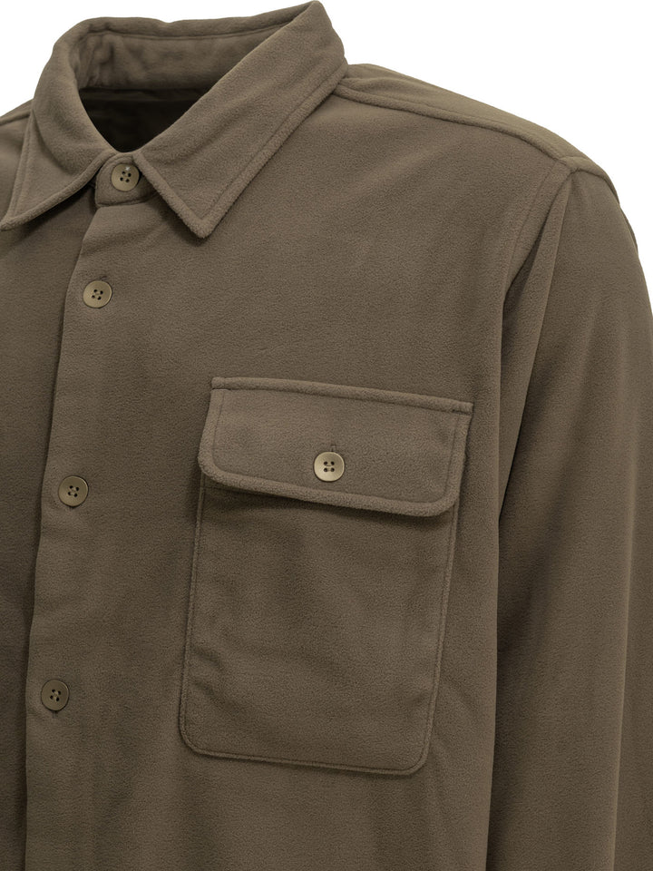 Goldwin Polartec Shirts Brown