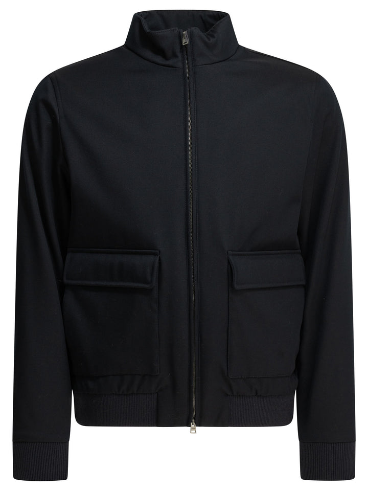 Herno 3 Layers Wool Storm Jackets and Coats - Blue | 436951202def6f1ce117919bba3718eb83407134