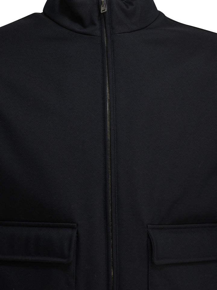 Herno 3 Layers Wool Storm Jackets and Coats - Blue | 84efe74d5b168628fe90963db68ff928267856e0
