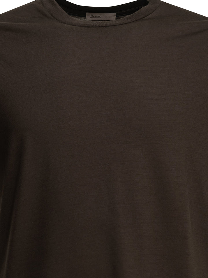 Herno Resort Lana T-shirts - Brown | 7cdddeae27491ff78d6a5a209764cb507616ae94