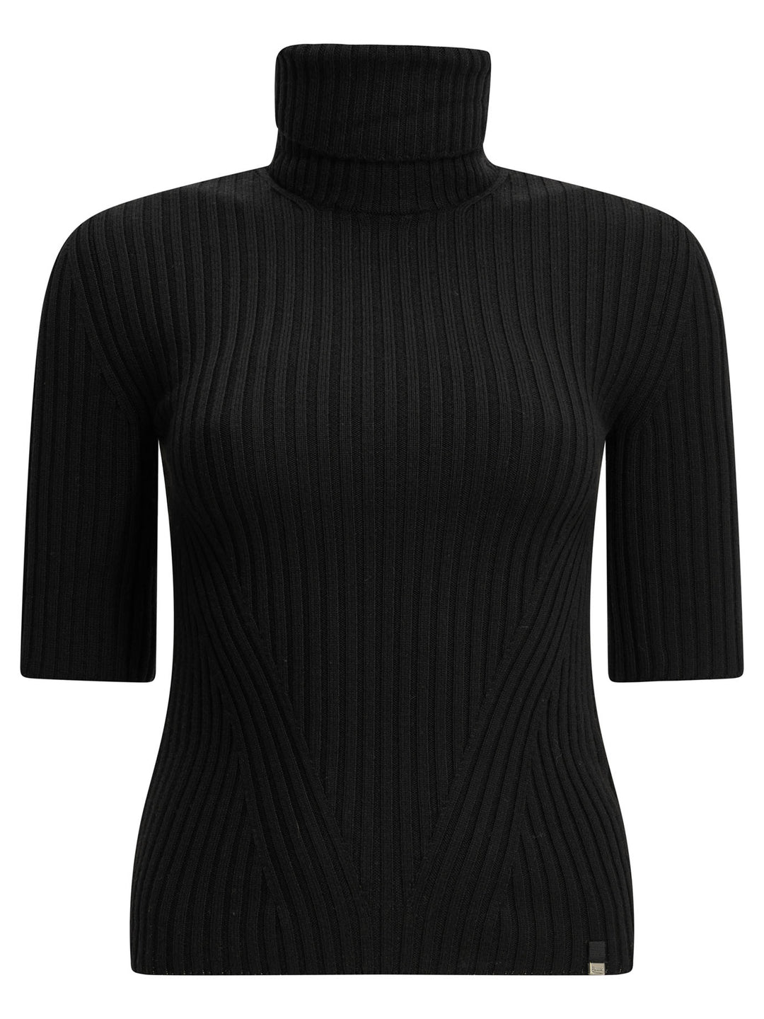 Herno Wool Turtleneck Sweater Knitwear Black