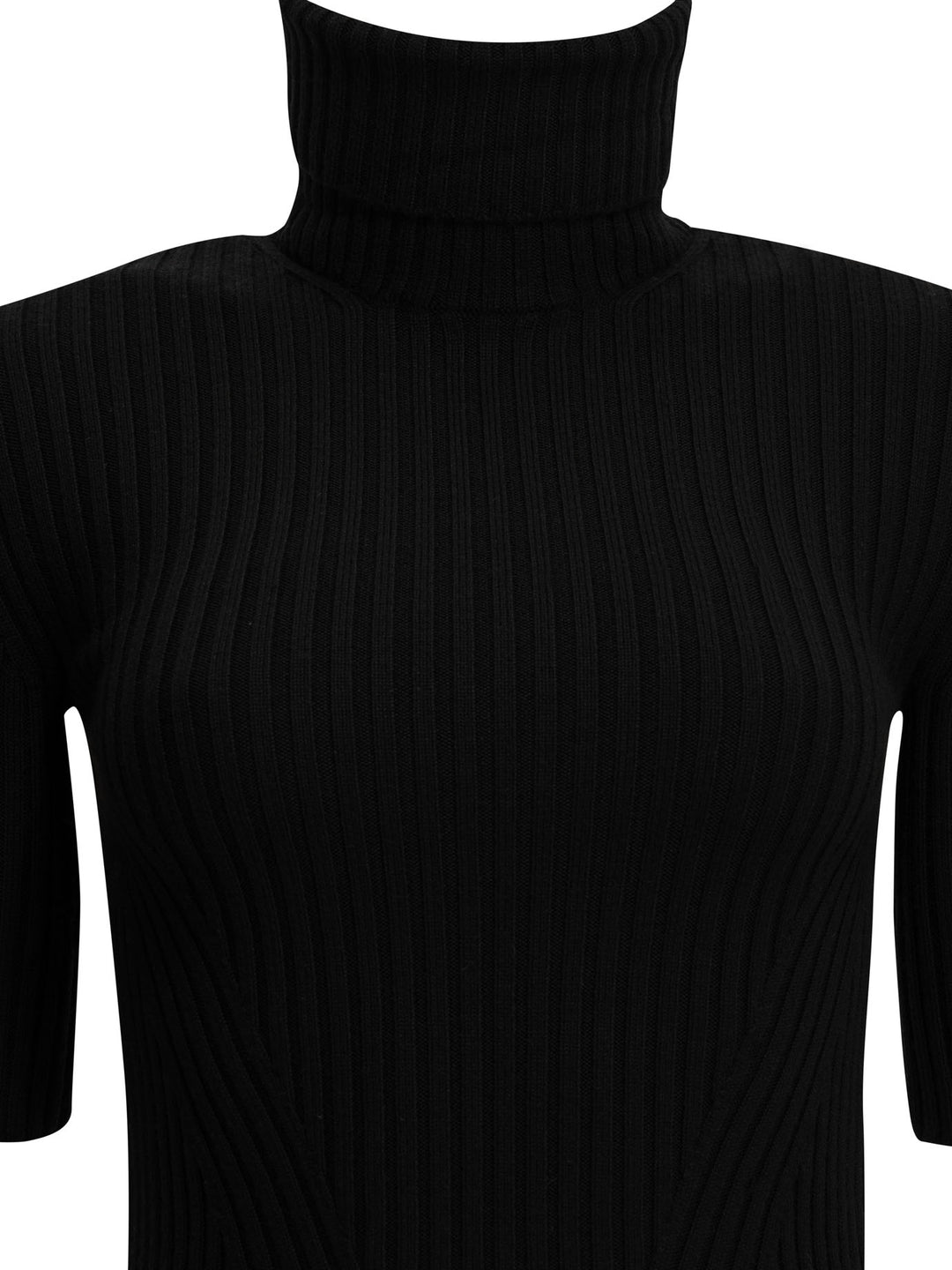 Herno Wool Turtleneck Sweater Knitwear Black