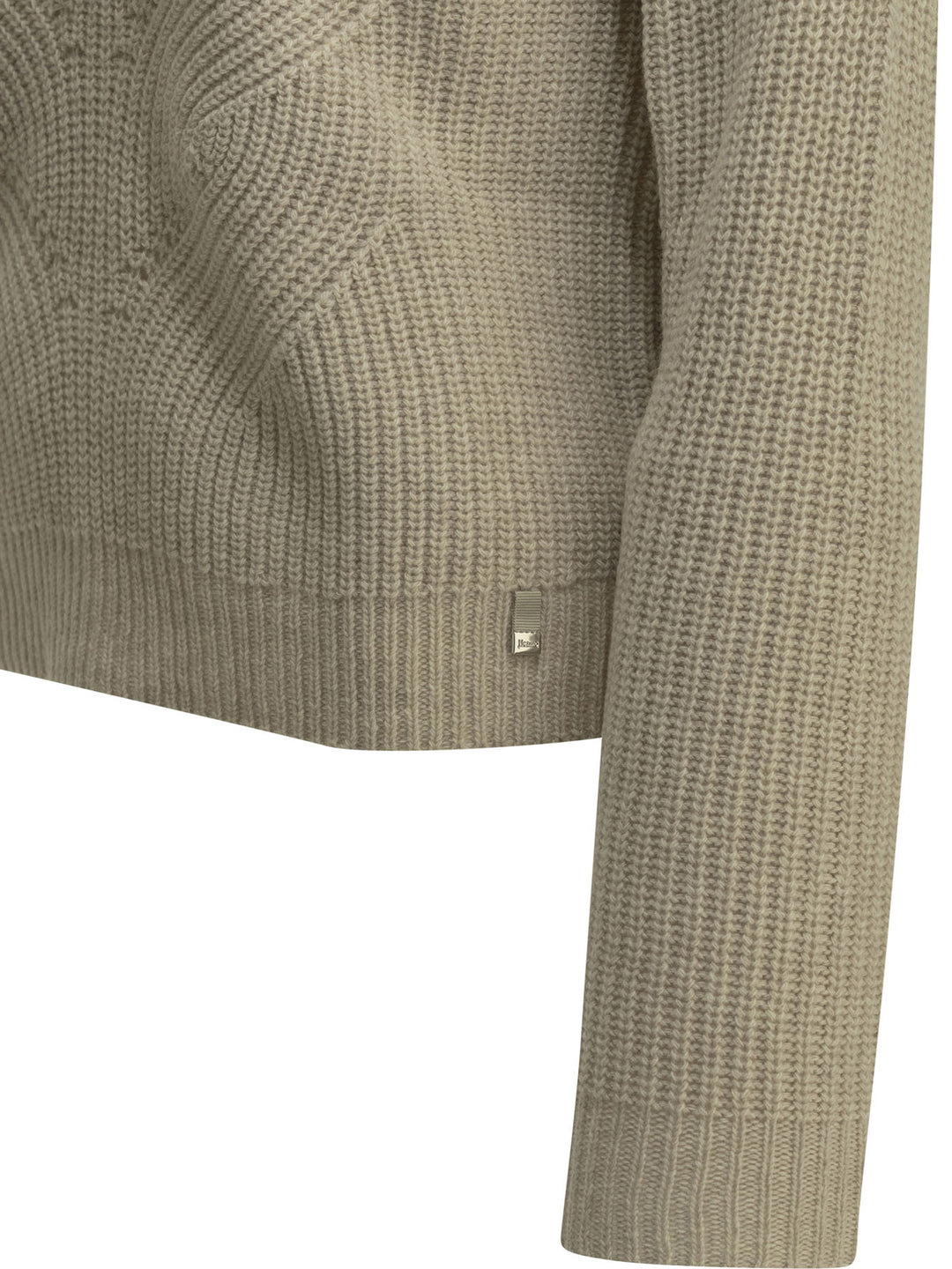 Herno Wool Turtleneck Sweater Knitwear - Beige | 8e2af9cd8c21e5cabeda63d512880b17be30f0c5