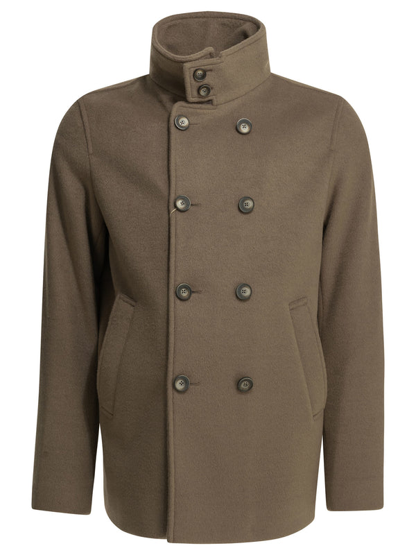 Peacoat Resort Jackets And Coats Brown