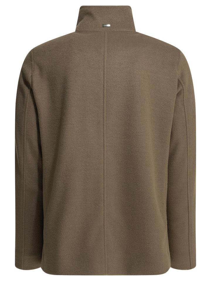 Herno Peacoat Resort Jackets and Coats - Brown | 31b52f782143229dc87c43133ac9d97c16bd17af