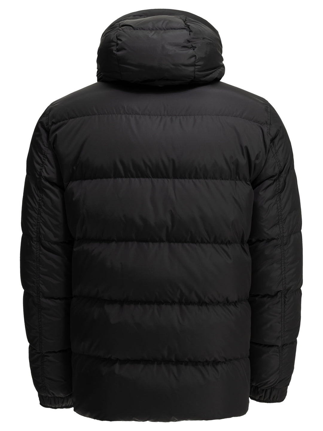 Herno Short Nylon Down Jacket Jackets and Coats - Black | 17877ea560518fc1a2c860ecf89d268e7b4f7b1f
