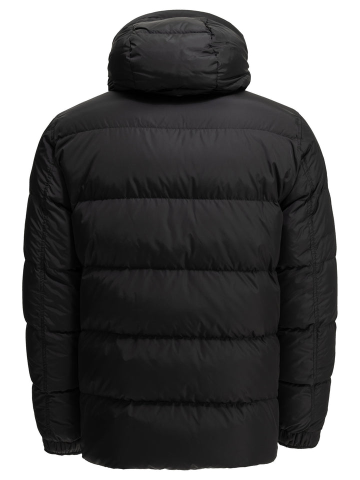 Herno Short Nylon Down Jacket Jackets and Coats - Black | 17877ea560518fc1a2c860ecf89d268e7b4f7b1f