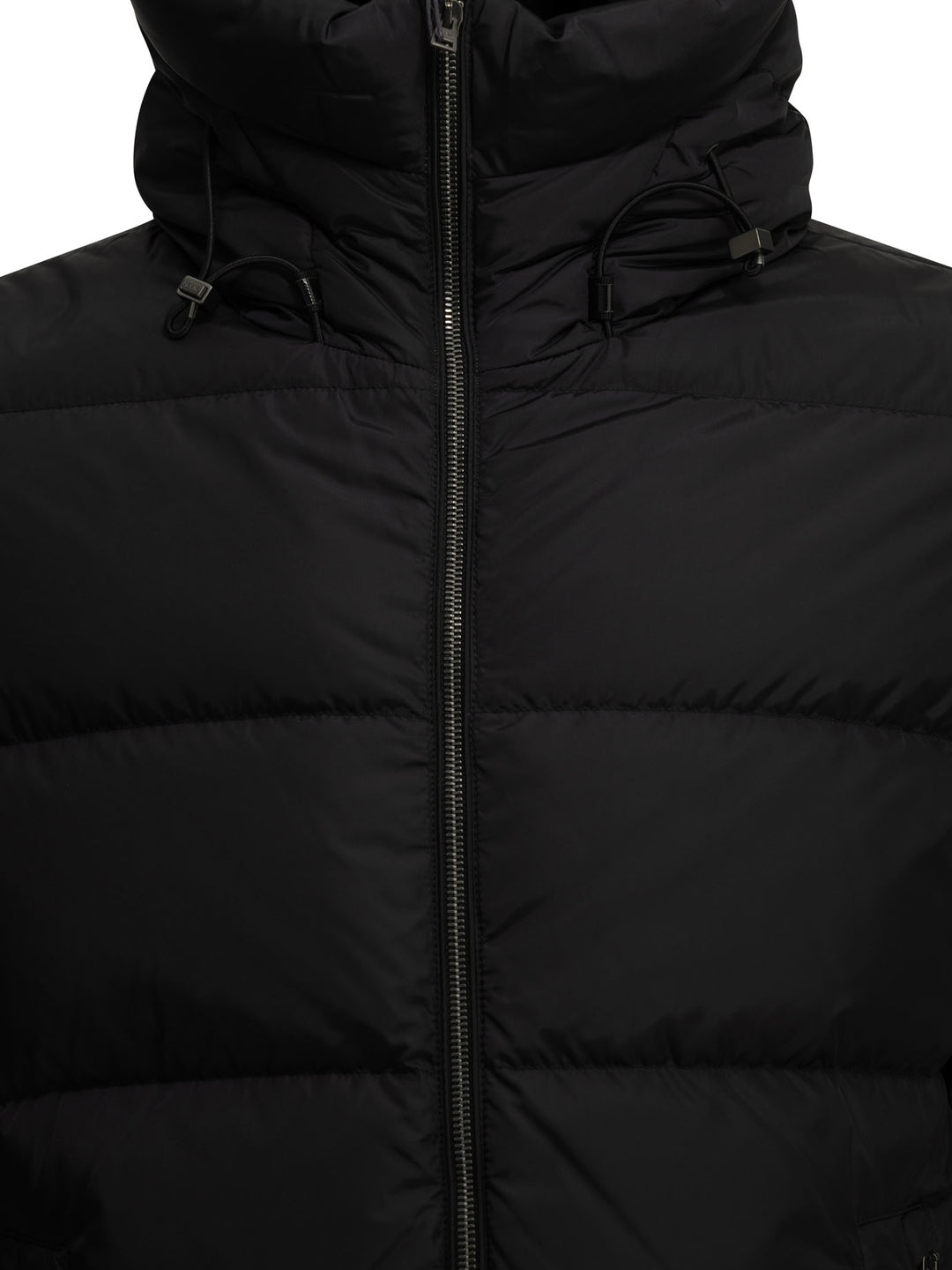 Herno Short Nylon Down Jacket Jackets and Coats - Black | 3cb7f3cea2f6edef9010af1eef1e604deb817f0c