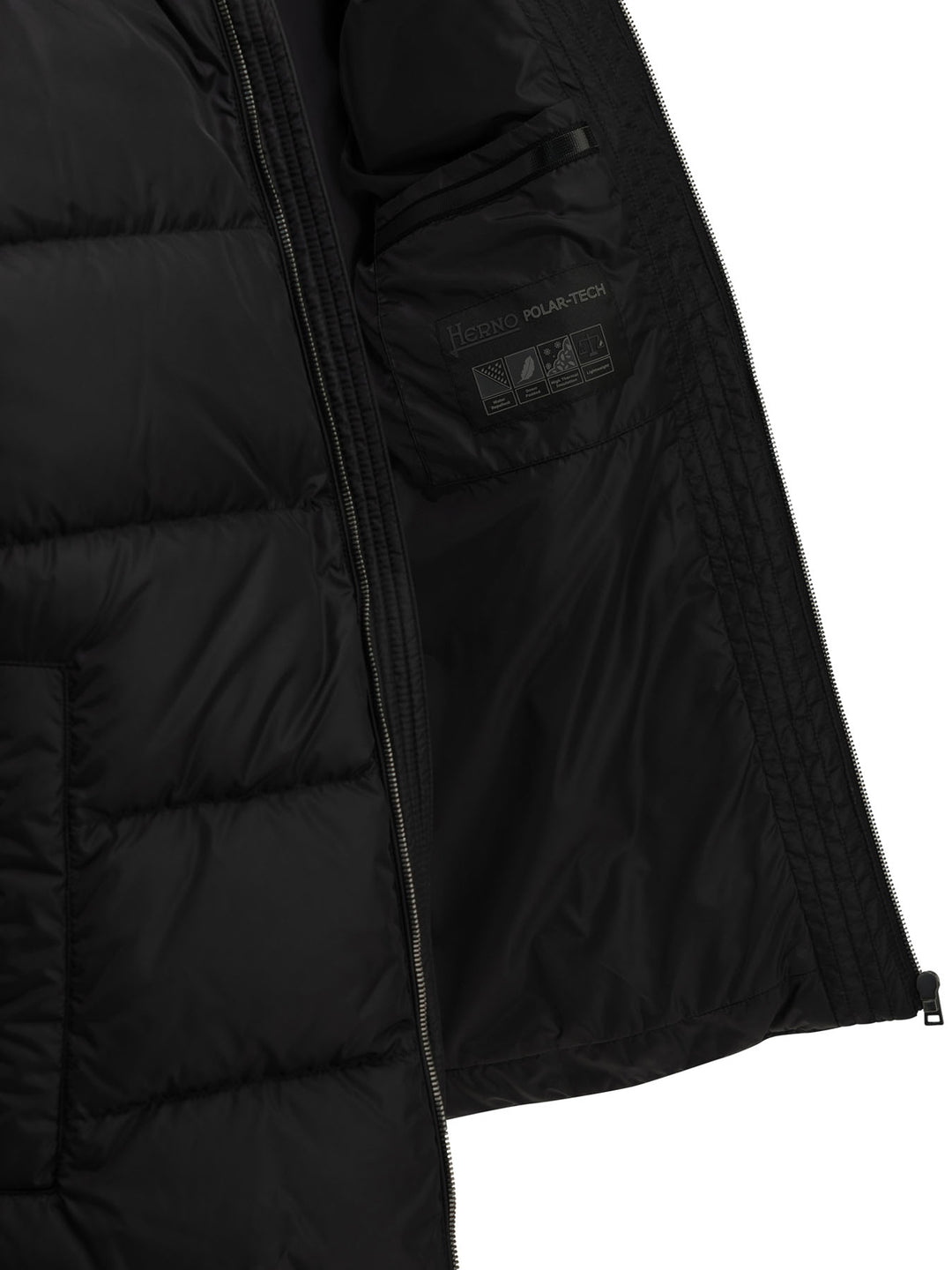 Herno Short Nylon Down Jacket Jackets and Coats - Black | e86c4c7767d29879758c4a071e435cdfd00184d8