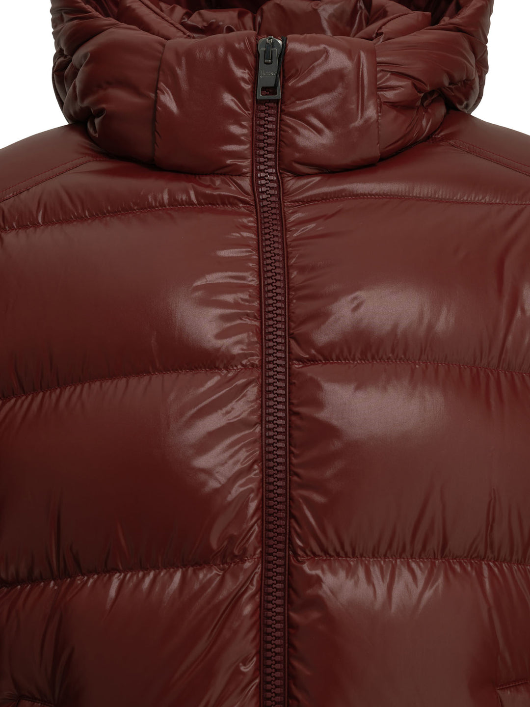 Herno Short Down Jacket With Logo Jackets and Coats - Red | 575af776f1de4a1c6777512b06558aeafdaf8068