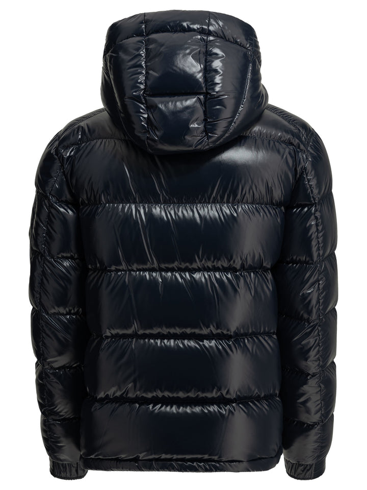 Herno Short Down Jacket With Logo Jackets and Coats - Blue | 4d9be3e990941083db3f4c3a49e1fa65ed1c6d61