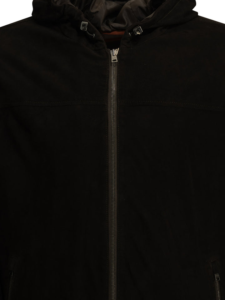 Herno Suede Jacket Jackets and Coats - Brown | 7aaed69328014ca025d9a77c41d9548ec5448150