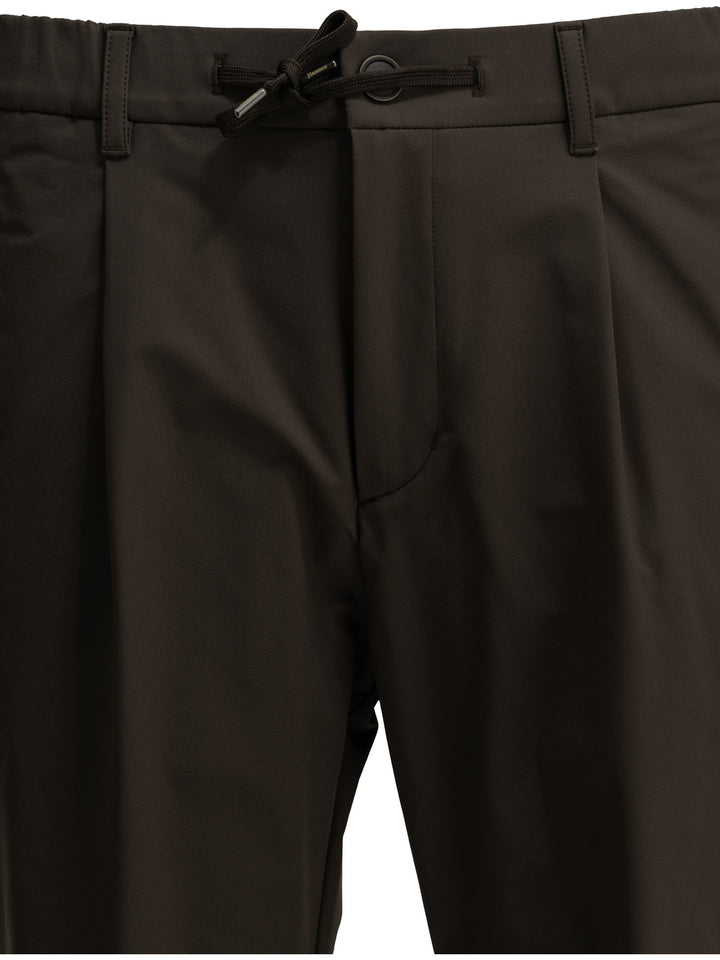 Herno Casual Drawstring Pants Trousers - Brown | e12f10ffbb2a50657e8c0921b81d2de5ded57f09
