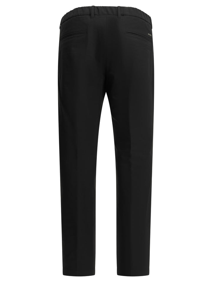 Herno Casual Drawstring Pants Trousers - Black | d01dff97af2fcd3d313aff4d413faa3ebe1ec548