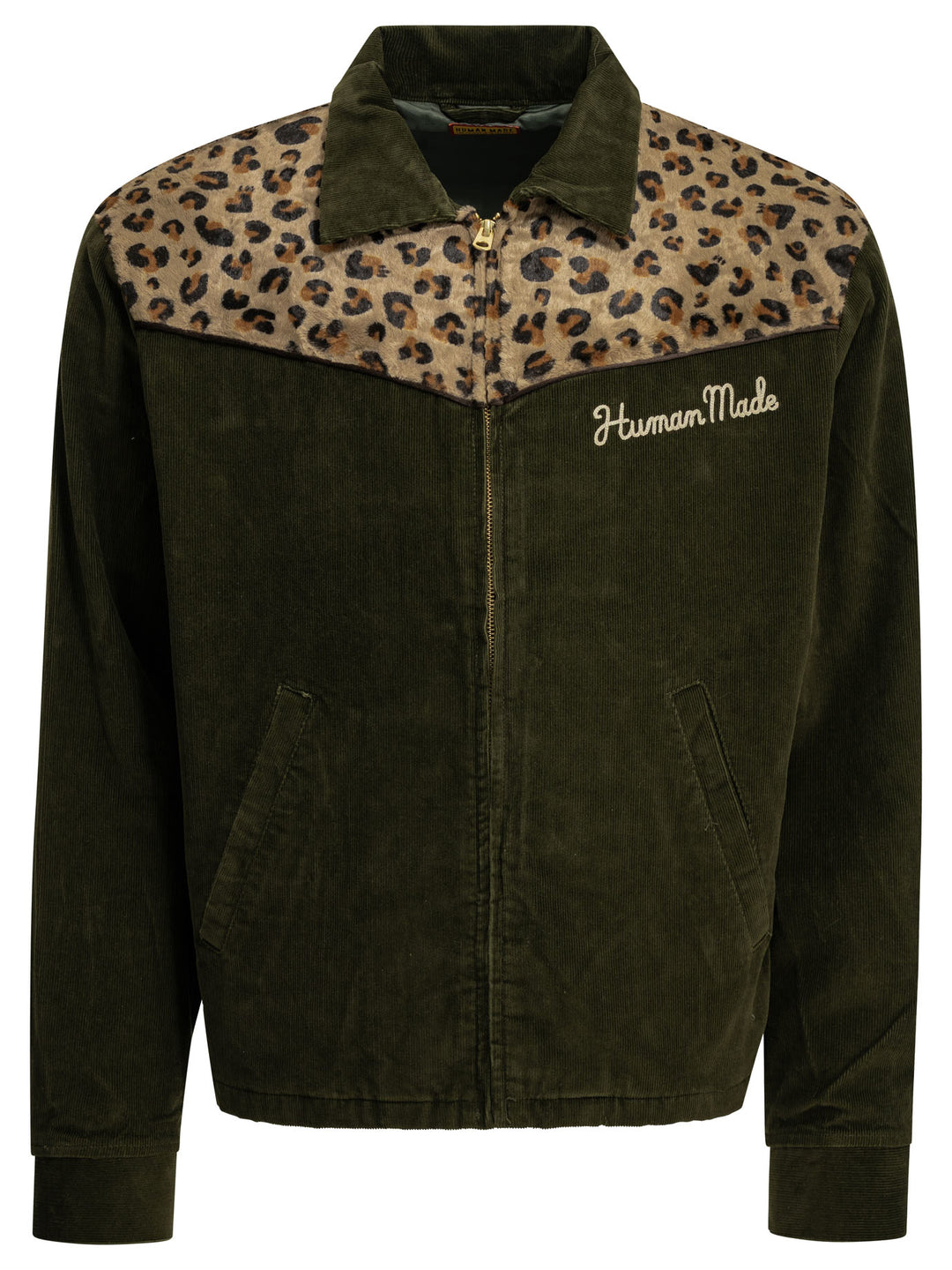 Human Made Leopard Jackets And Coats Green