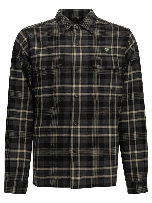 Casual Shirt With Logo Shirts Black