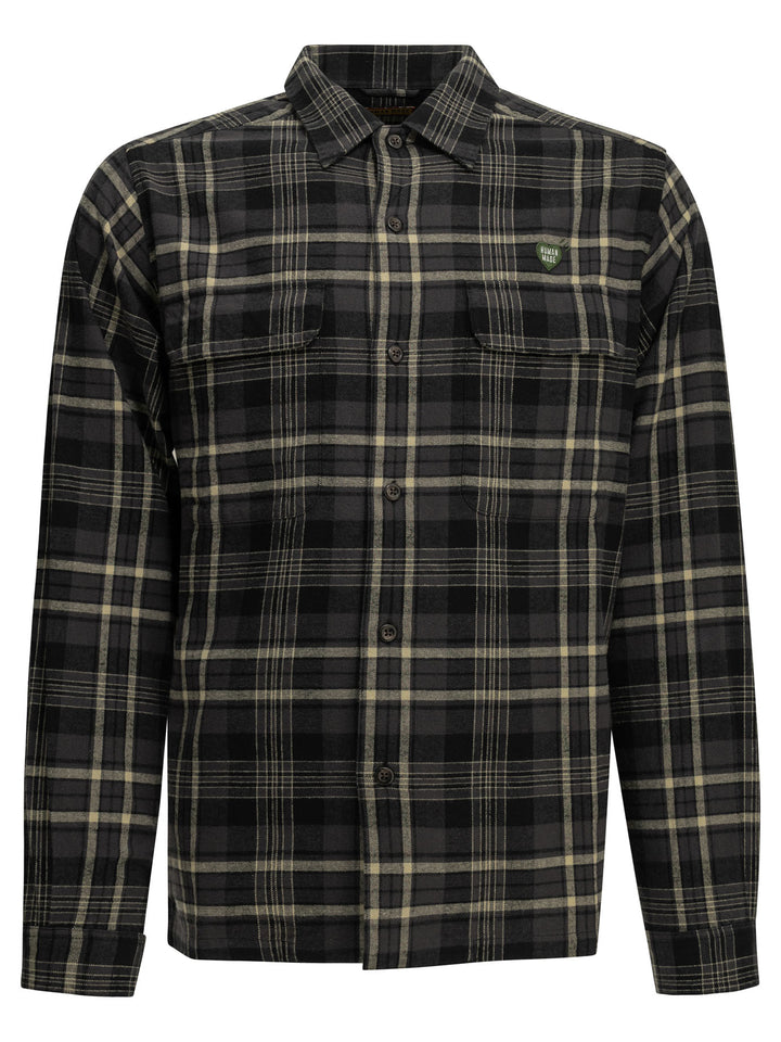 Human Made Casual Shirt With Logo Shirts Black