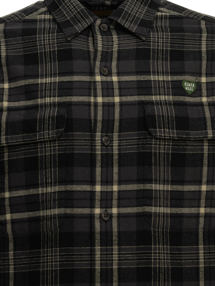 Human Made Casual Shirt With Logo Shirts Black