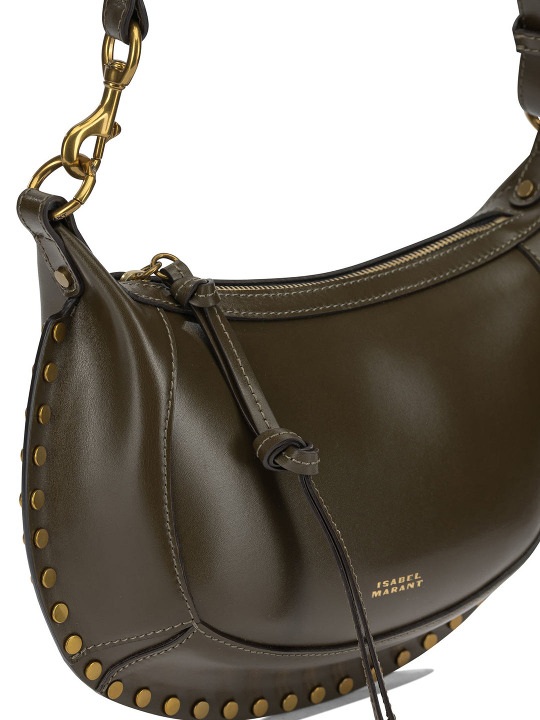 Isabel Marant Oskan Moon Shoulder Bags - Green | 957f455ee5403b3aca3ced5b877d85fa6f8764dd