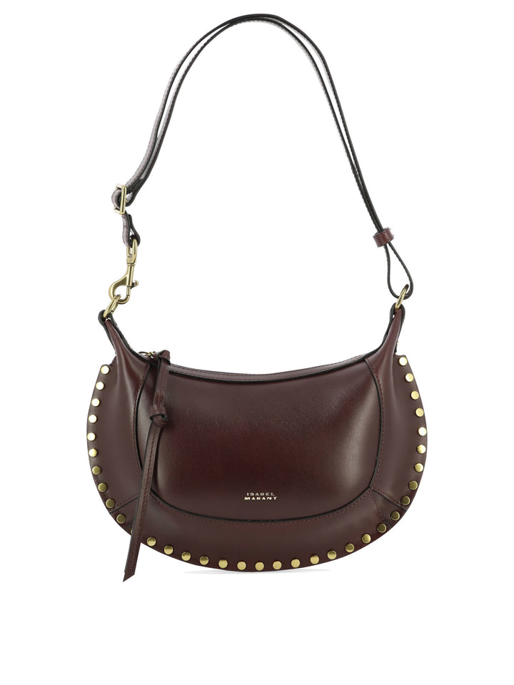 Isabel Marant Oskan Moon Shoulder Bags - Bordeaux | cbd975e6de456dd848cc41f879da854a1f034b91