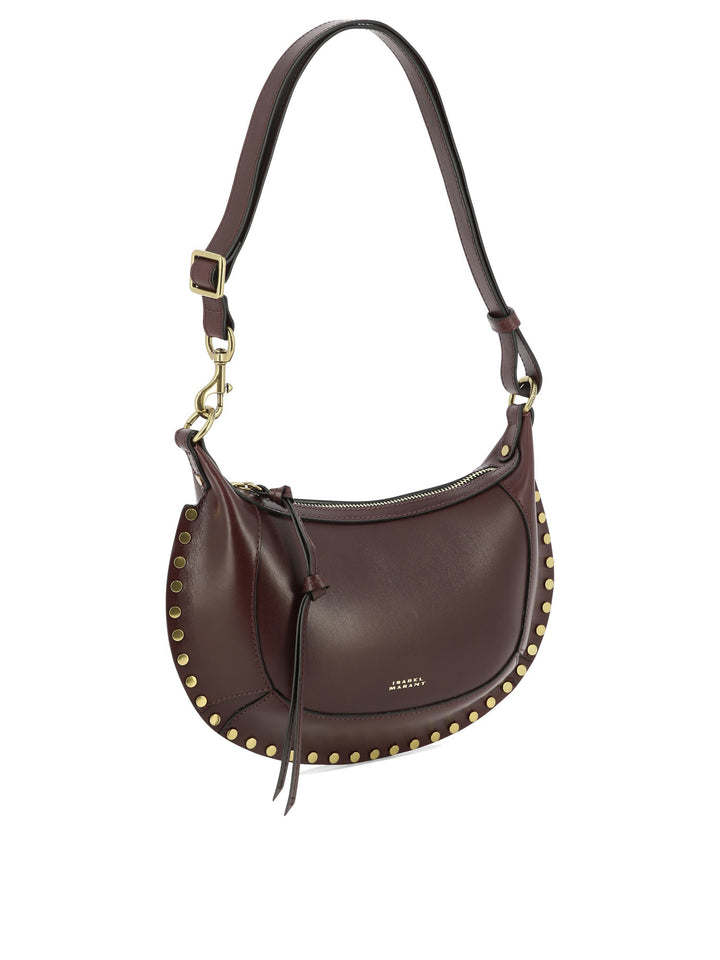 Isabel Marant Oskan Moon Shoulder Bags - Bordeaux | ee9766e7e49ae18a7cd054666351686e9a705cc8