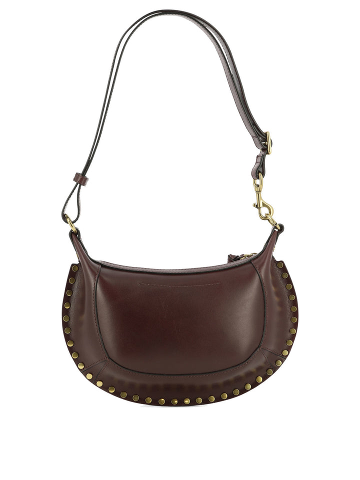 Isabel Marant Oskan Moon Shoulder Bags - Bordeaux | 30522bb5e8f2f3d1bbb21ff4133ccddc88ff8e8d