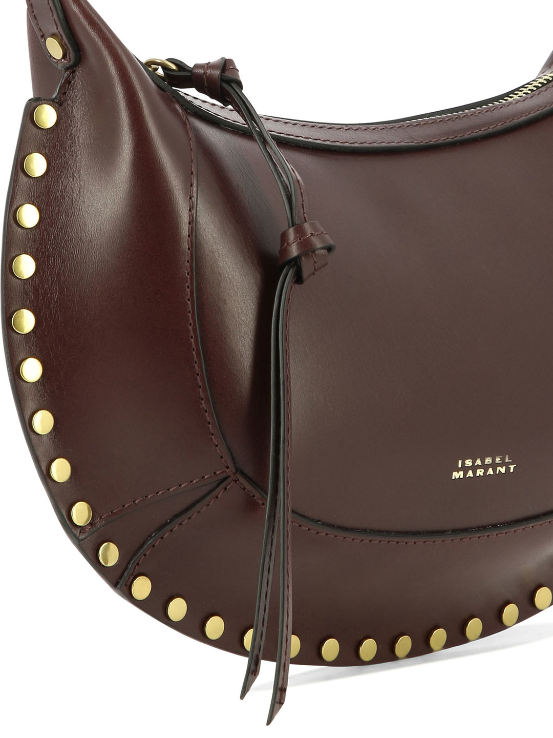 Isabel Marant Oskan Moon Shoulder Bags - Bordeaux | fd6823f937648eb057773d1e811af391ab69d4a7