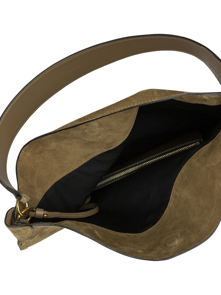 Isabel Marant Oskan Hobo Soft Shoulder Bags - Brown | 0c003b28e0b5712df72316e3e76f249dafe7aa2c